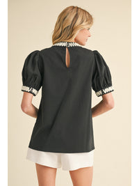 High Contrast Top
