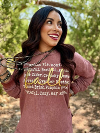 Words of Fall Sweatshirt