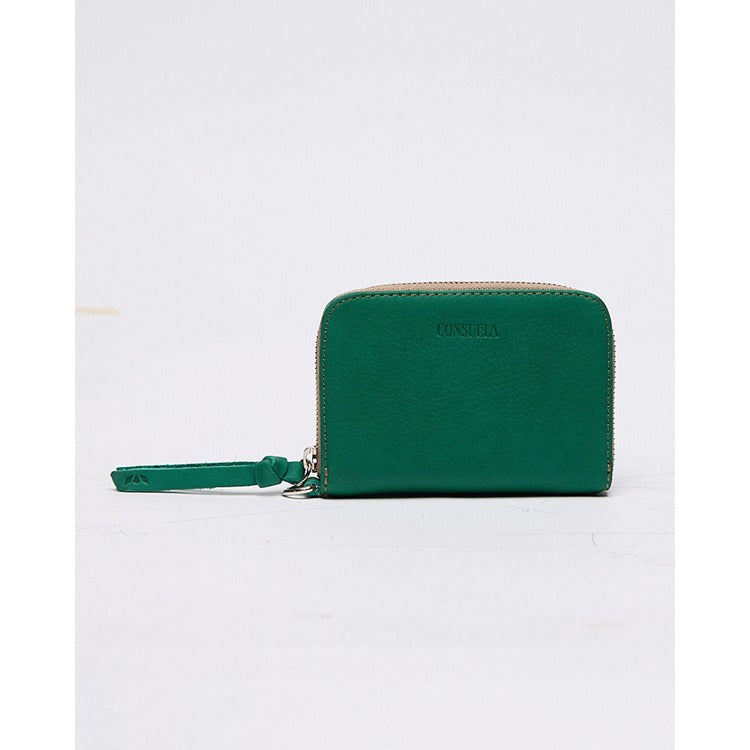 Conzuela Teal Zippy Wallet
