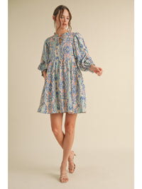 Springtime in Blue Dress