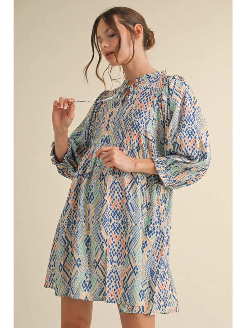 Springtime in Blue Dress
