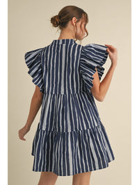 Midnight Stripes Dress