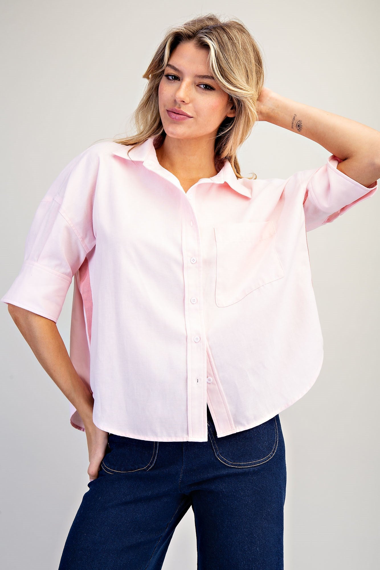 Julianna Contrast Stripe Top
