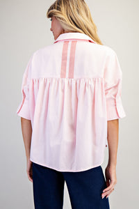 Julianna Contrast Stripe Top
