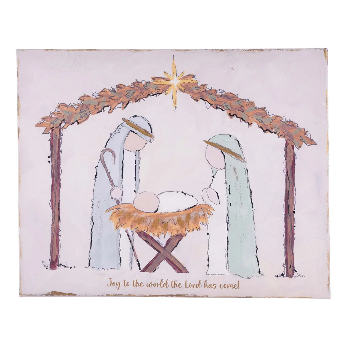 Joy to the World Canvas