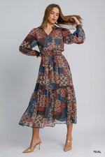 Winter Retreat Patchwork Dress