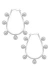 Allison Teardrop Hoop Earrings