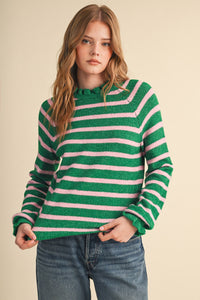 SATURDAY SOCIAL STRIPES SWEATER