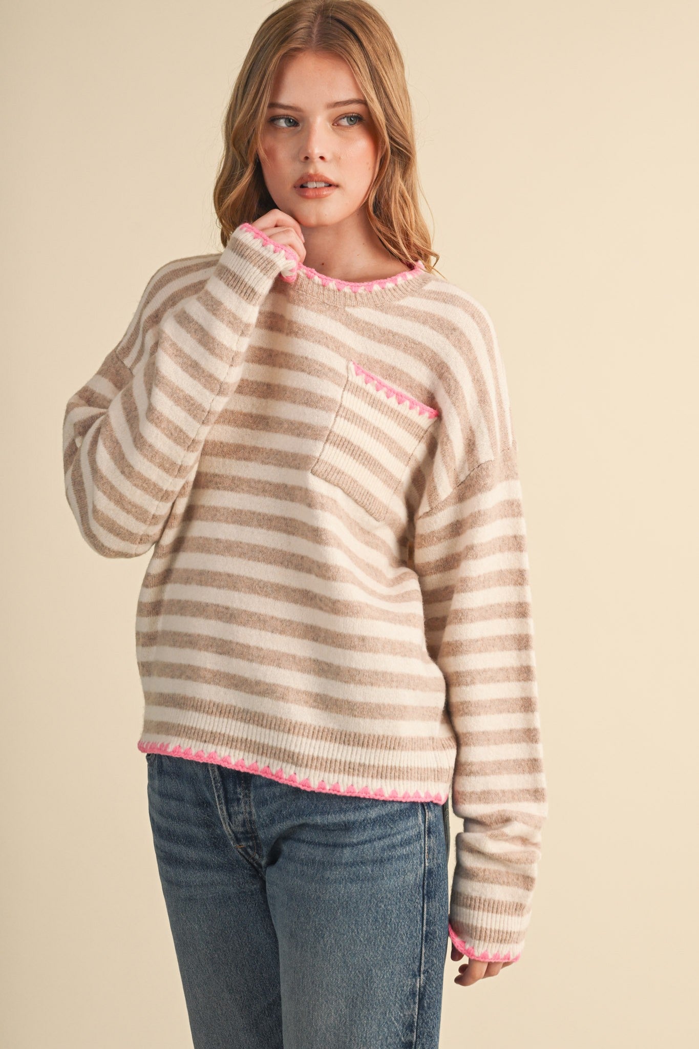 Newport Striped Sweater
