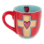 Heart Cross Mug