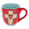 Heart Cross Mug