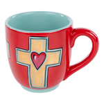 Heart Cross Mug