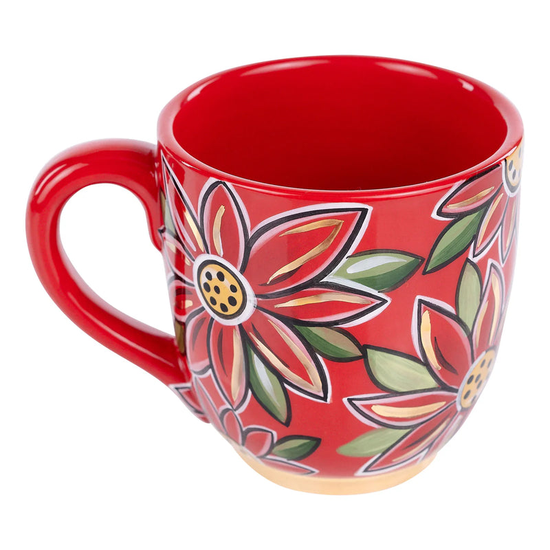 Glory Haus Poinsettia Mug