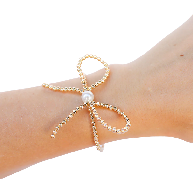 BB Gold Bow Bracelet