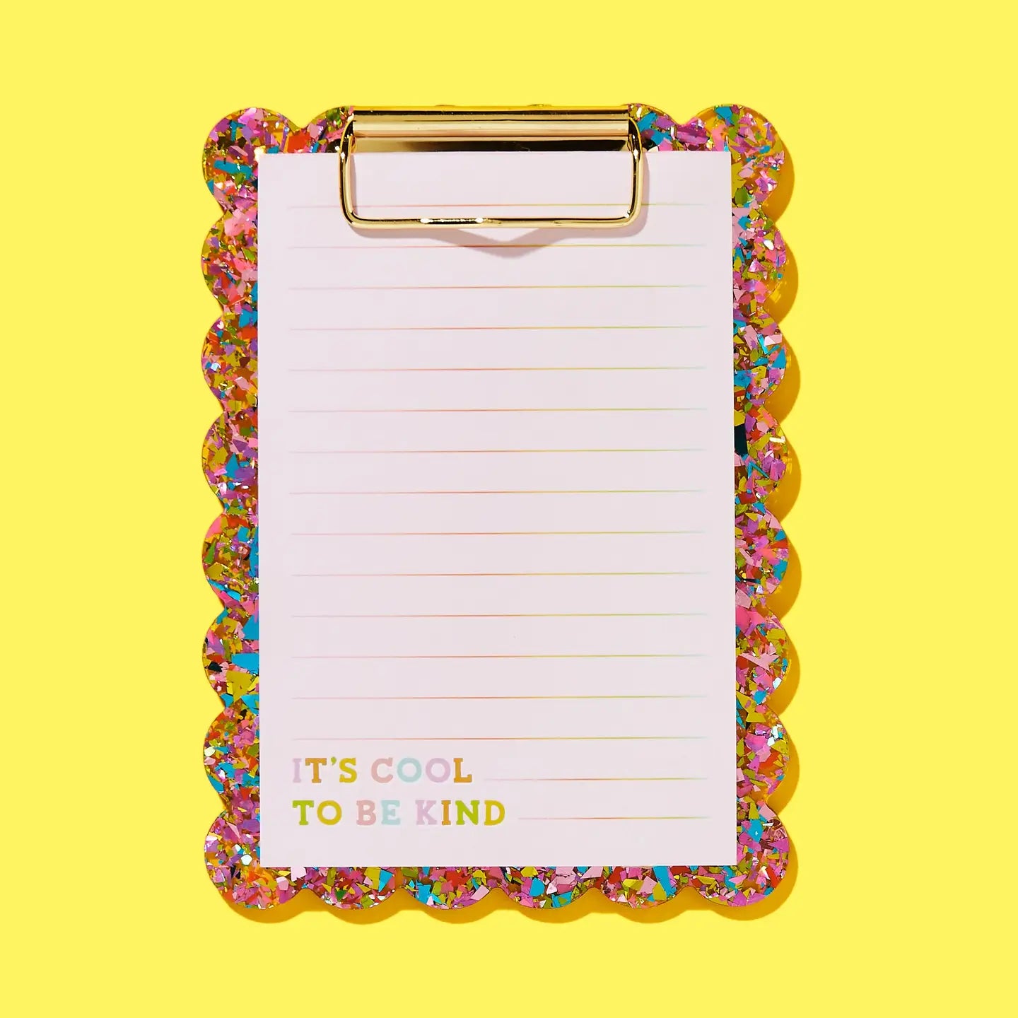 Small Scalloped Clipboard w/ Notepad