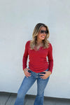 Fall Brooklyn Snap Henley top