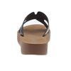 Corkys Hold Please Sandal - Black Smooth
