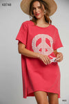 Keep the Peace T-Shirt Dress