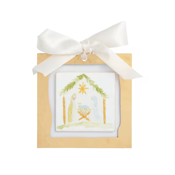 Mudpie Gold Acrylic Ornament
