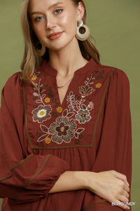 Lily Embroidered Top
