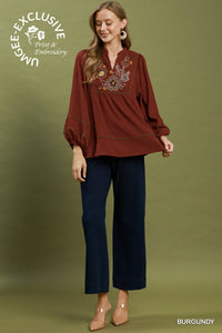Lily Embroidered Top