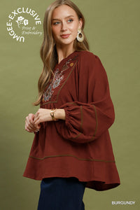 Lily Embroidered Top
