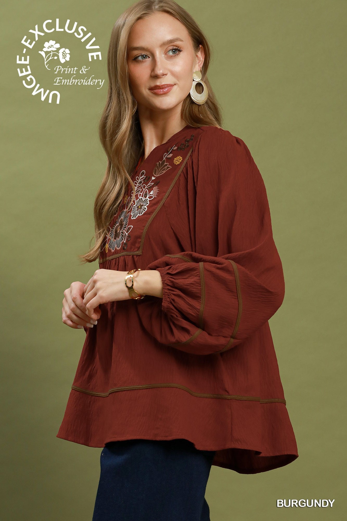 Lily Embroidered Top