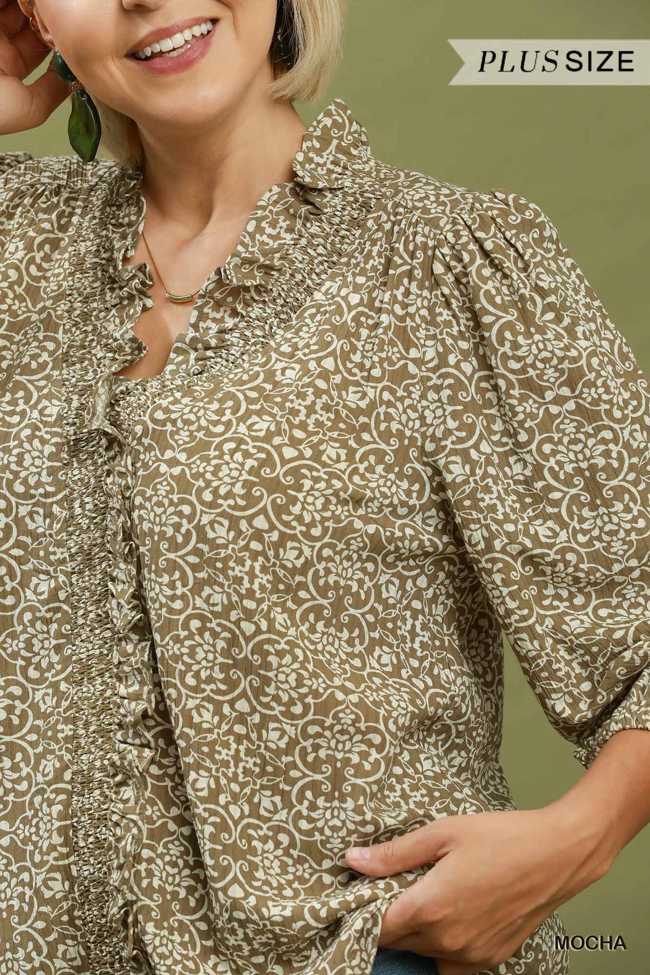 Falling Flowers Top