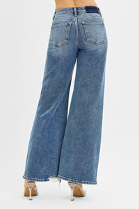 Avril Mid Rise wide jeans