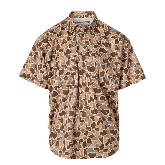 Woodlands Camo Button Down (R783)