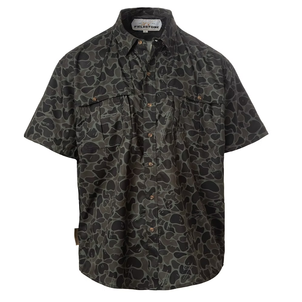 Fieldstone Nightshade Camo Button Down