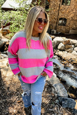 Katie Stripe Knit Sweater