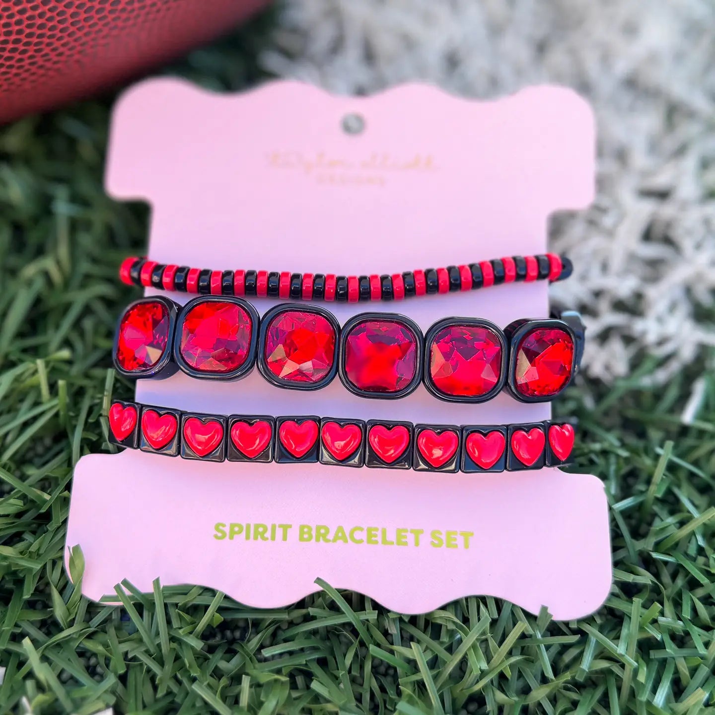 Game Day Enamel Stretch Bracelets {Set of 3}