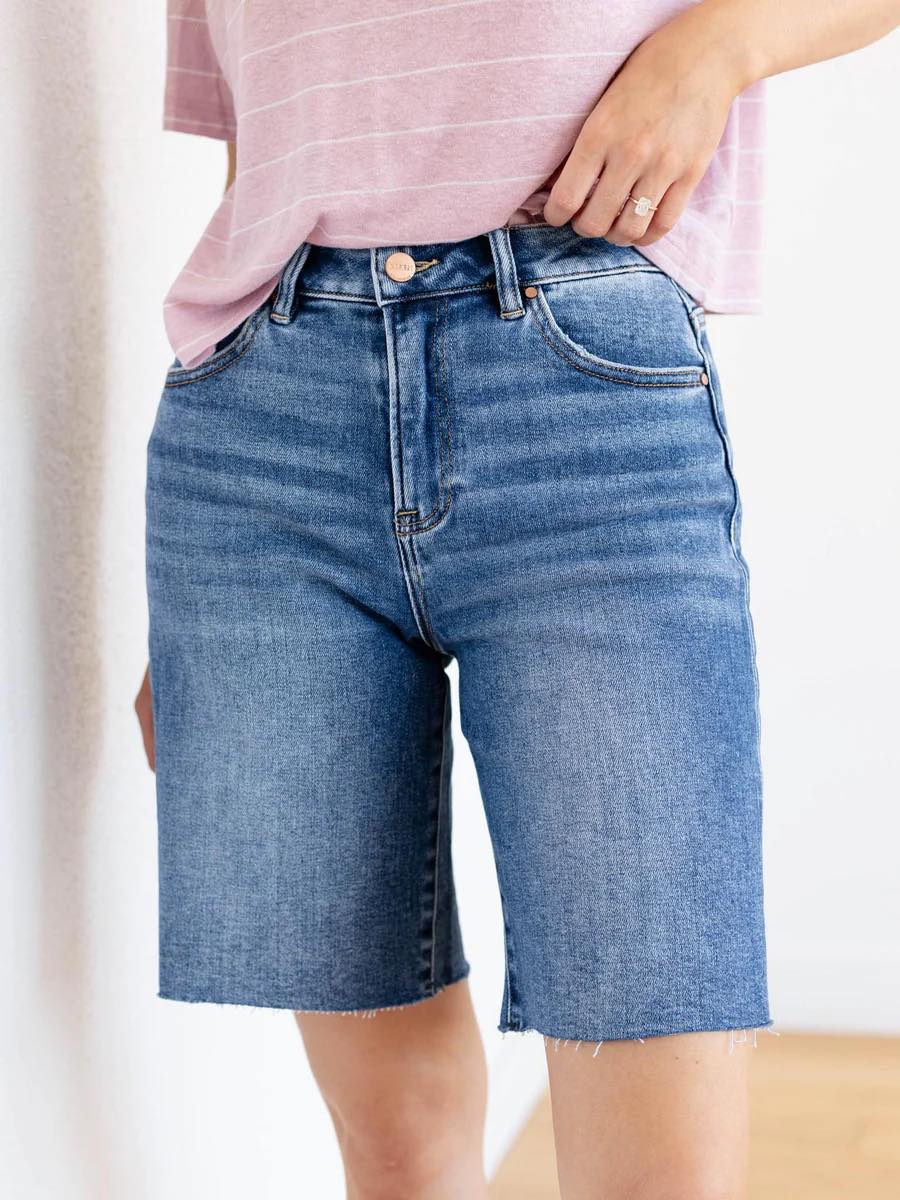 Risen Riviera Bermuda High Rise Shorts