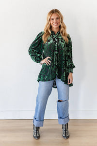 Blossom Velvet Top