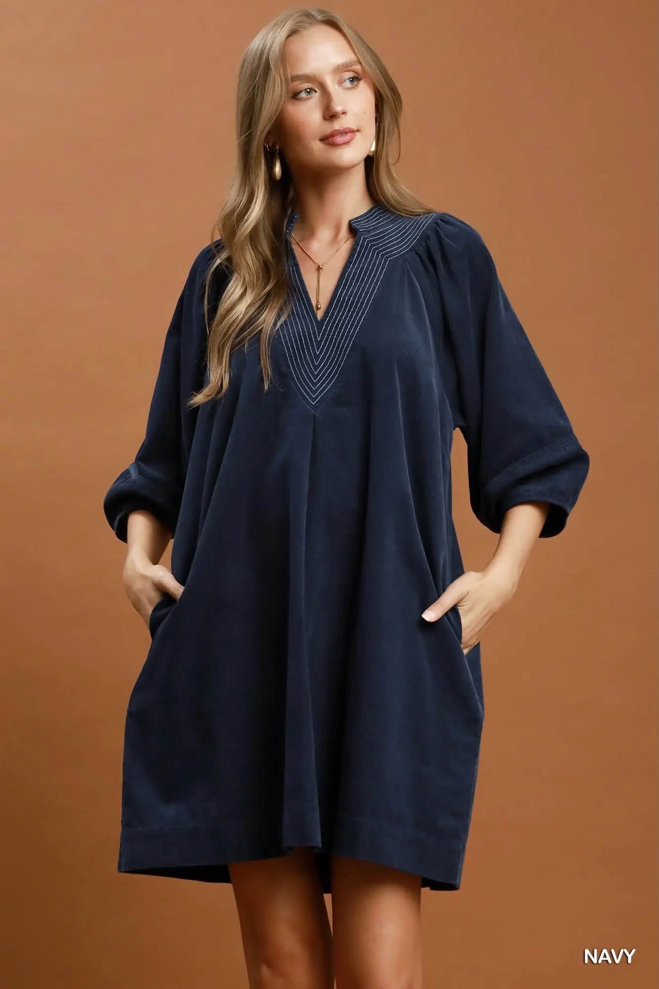 Casey Corduroy Dress