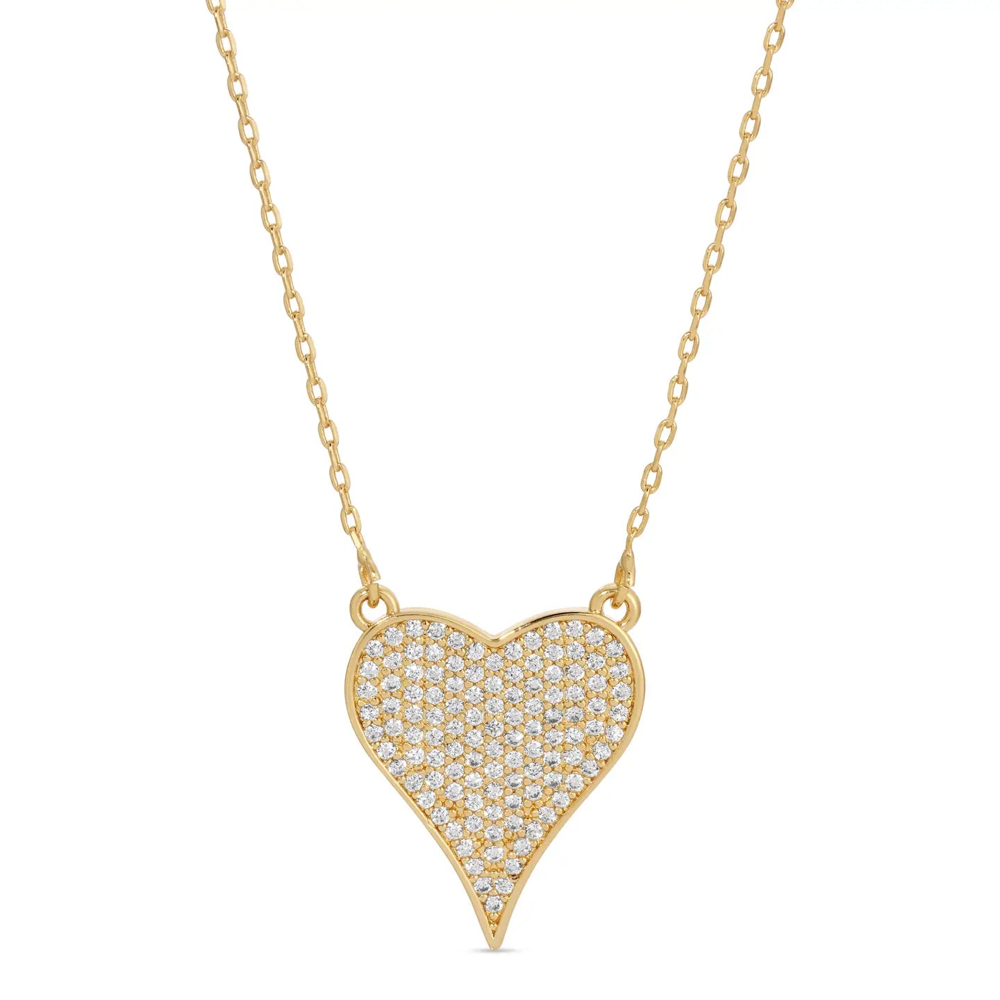 Pavé Heart Necklace