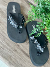 Corky's No Running Flip Flops - Black