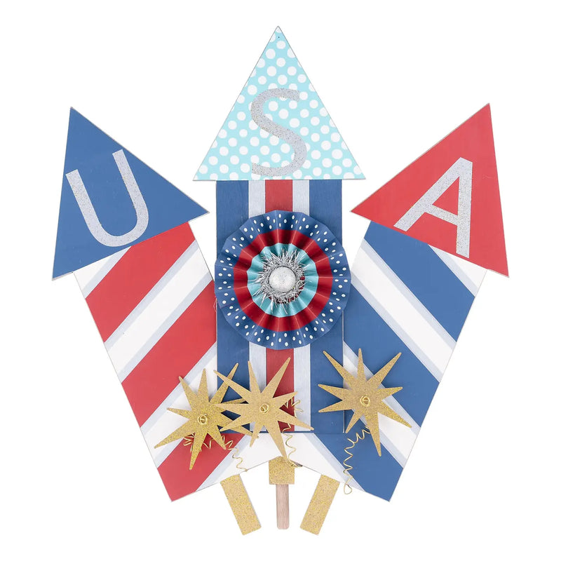 Extra Large Firework Tree Topper USA Firework Topper – The Leopard Antler Boutique LLC