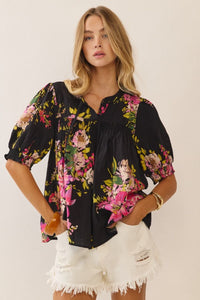 Bella Floral Top