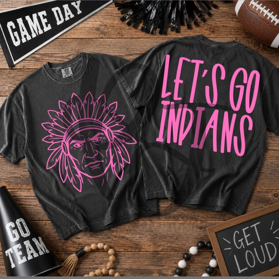 Let's Go Pink Out Mascot {Pre-order}