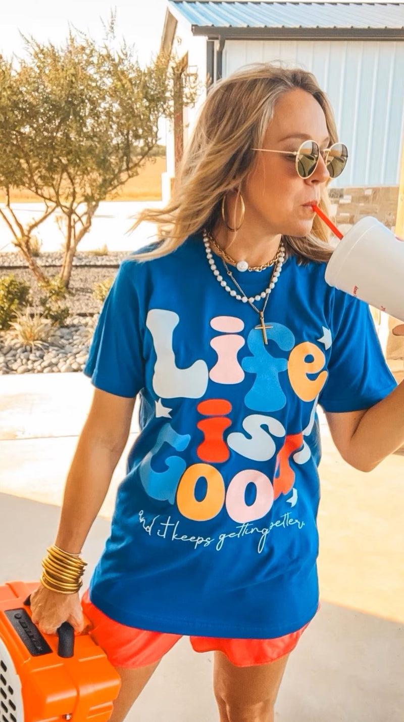 life is good t shirt dress Life is Good T-Shirts, Wildflower Shirt for Women, Summer Shirt, Inspirational Shirt, Flower Shirts, Positive Vibes Shirts, Motivational Tee