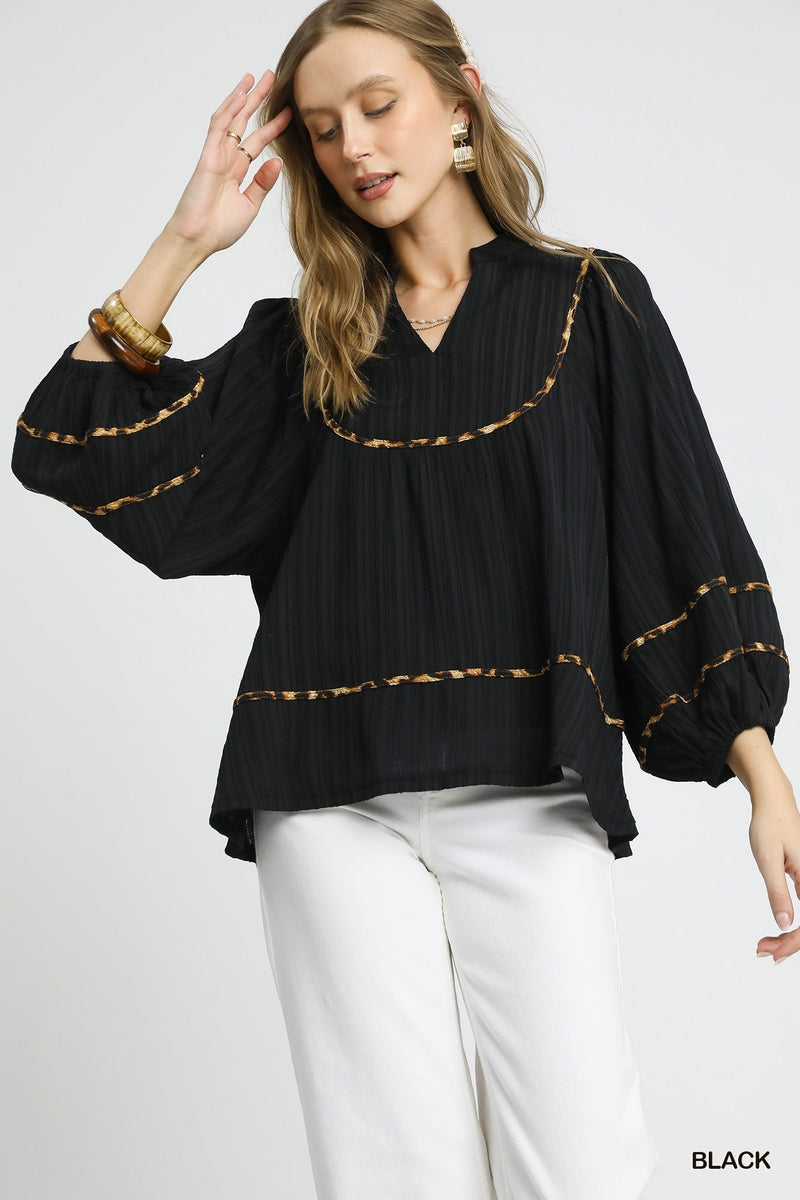 A touch of Fierce top- Black