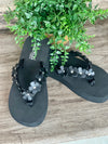 Corky's No Running Flip Flops - Black
