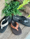 Corky's No Running Flip Flops - Black