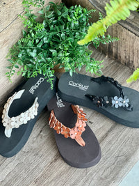 Corky's No Running Flip Flops - Black