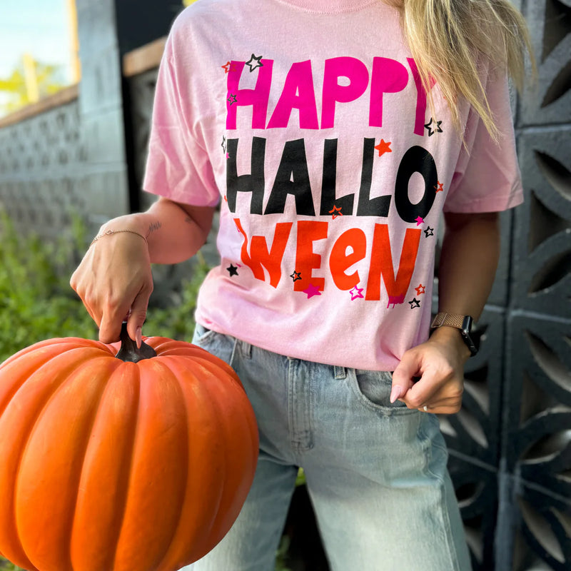 Pink Halloween Tee