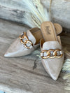 Corkys Taupe Playin For Keeps Mules