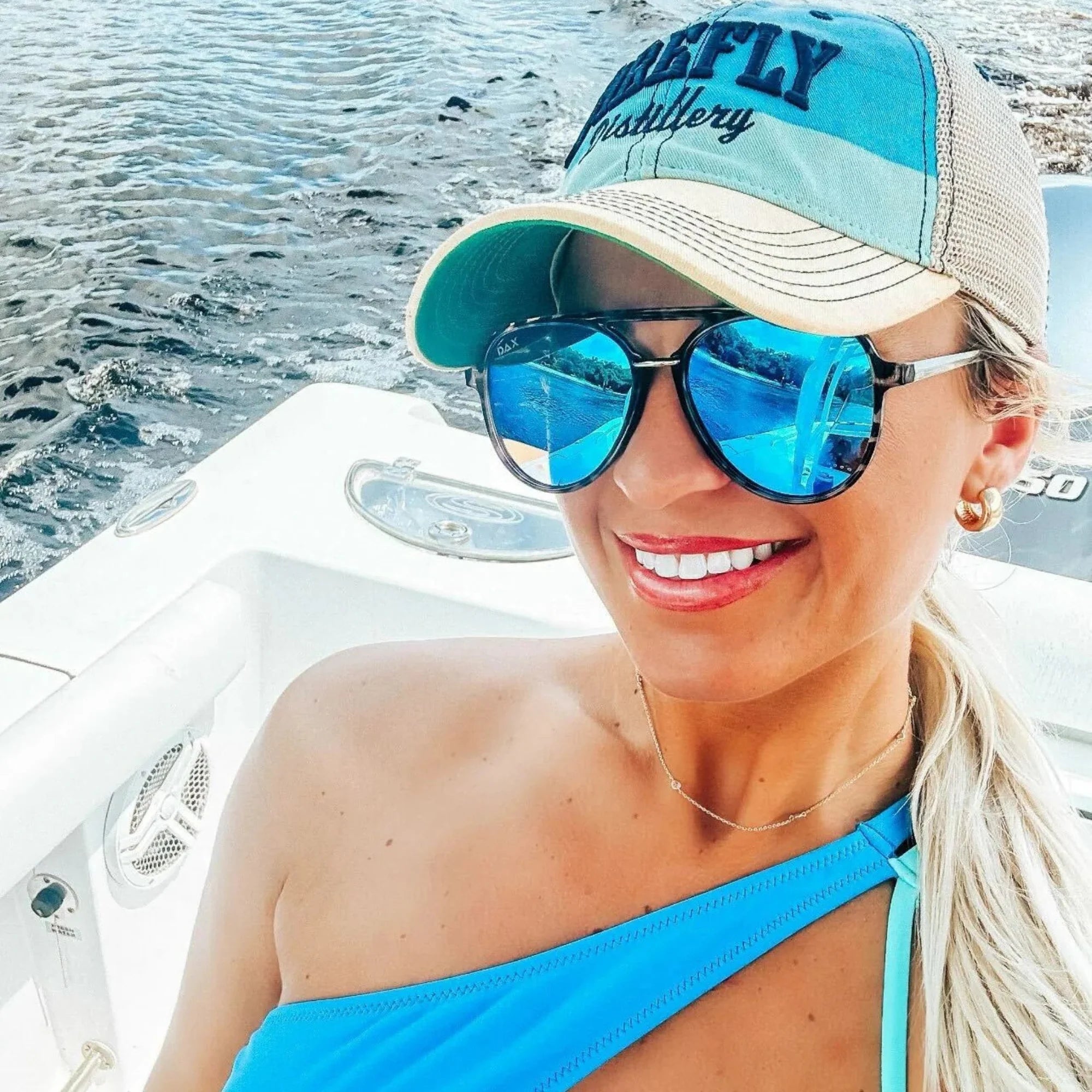 Earhart Blue Dax Sunglasses