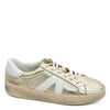 Corky's Gold Crinkle Metallic Friend Zone Sneakers